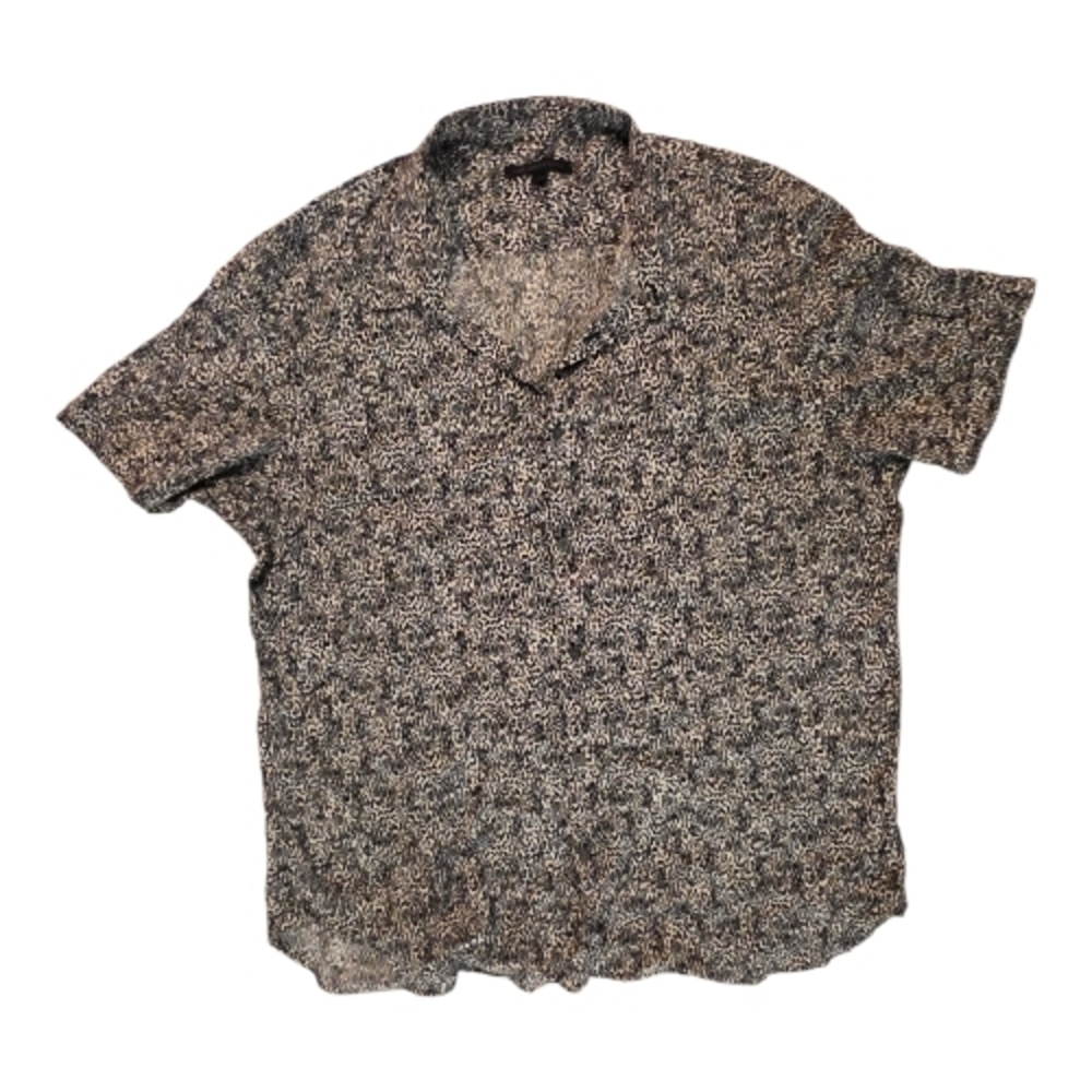 John Varvatos Black and White Casual Shirt